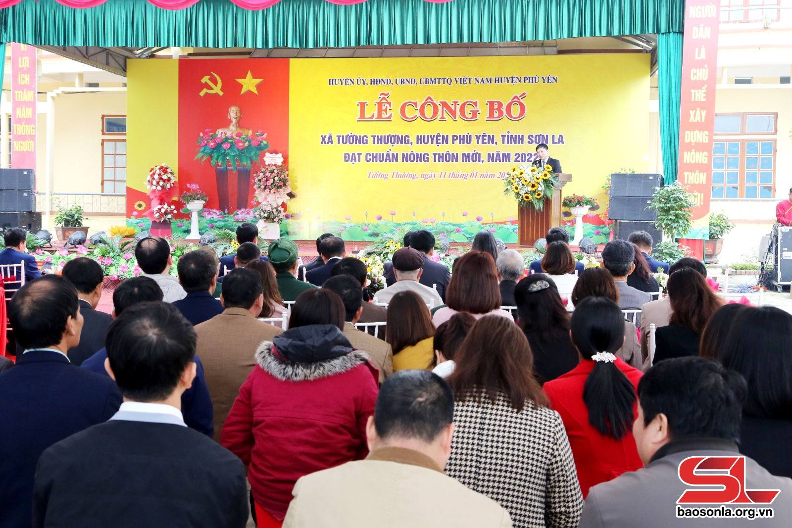 Ngày 11/1, huyện Phù Yên đã tổ chức Lễ công bố xã Tường Thượng đạt chuẩn nông thôn mới năm 2022.