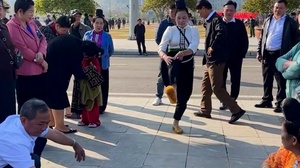 Tó má lẹ trò chơi truyền thống của đồng bào dân tộc Thái