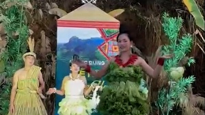 Độc đáo trình diễn trang phục từ sản phẩm nông nghiệp