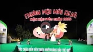  Độc đáo phần thi trình diễn trang phục tại ngày hội hái quả Mộc Châu