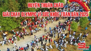 Huyện Thuận Châu: Giải chạy Olympic vì sức khỏe toàn dân 2025