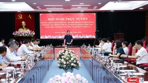 Đồng chí Chánh Văn phòng Trung ương Đảng làm việc với Ban Thường vụ Tỉnh ủy Sơn La
