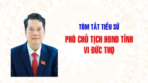 Tóm tắt tiểu sử đồng chí Vi Đức Thọ, Phó Chủ tịch HĐND tỉnh