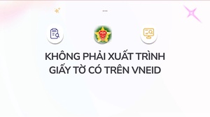 Không phải xuất trình giấy tờ có trên VNeID