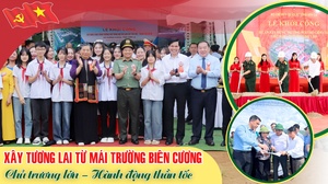 Xây tương lai từ mái trường biên cương