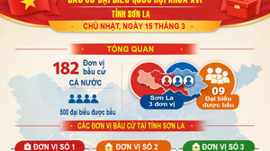  Đơn vị bầu cử Đại biểu Quốc hội của tỉnh Sơn La