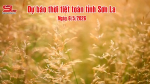 Dự báo thời tiết toàn tỉnh Sơn La ngày 6/5/2026