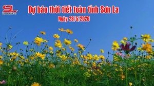 Dự báo thời tiết toàn tỉnh Sơn La ngày 28/5/2026