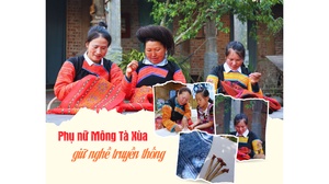 Phụ nữ Mông Tà Xùa giữ nghề truyền thống
