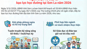Ngăn chặn và đẩy lùi bạo lực học đường tại Sơn La năm 2026