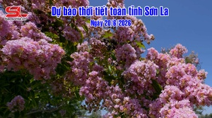 Dự báo thời tiết toàn tỉnh Sơn La ngày 20/6/2026