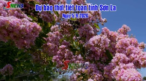 Dự báo thời tiết toàn tỉnh Sơn La ngày 5/9/2026