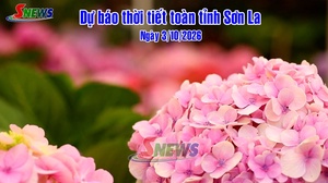 Dự báo thời tiết toàn tỉnh Sơn La ngày 3/10/2026