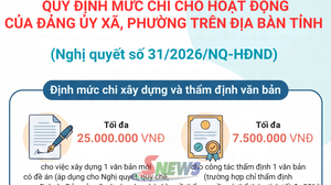 Quy định mức chi cho hoạt động của Đảng ủy xã, phường trên địa bàn tỉnh