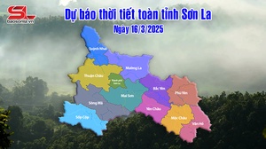 Dự báo thời tiết toàn tỉnh Sơn La ngày 16/3/2025
