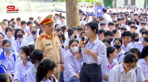 Mô hình cổng trường an toàn giao thông