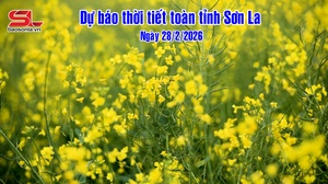 Dự báo thời tiết toàn tỉnh Sơn La ngày 28/02/2026