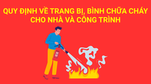 Quy định về trang bị, bình chữa cháy cho nhà ở và công trình
