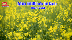 Dự báo thời tiết toàn tỉnh Sơn La ngày 27/12/2025
