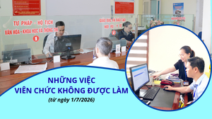 Những việc viên chức không được làm