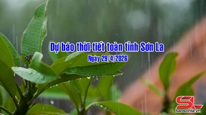 Dự báo thời tiết toàn tỉnh Sơn La ngày 29/4/2026
