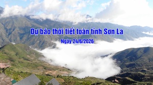 Dự báo thời tiết toàn tỉnh Sơn La ngày 24/6/2026
