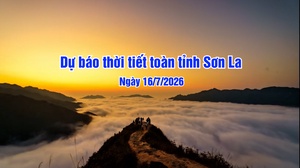 Dự báo thời tiết toàn tỉnh Sơn La ngày 16/7/2026