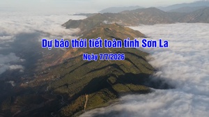 Dự báo thời tiết toàn tỉnh Sơn La ngày 07/8/2026