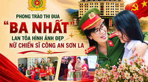 Phong trào thi đua "Ba nhất" - Lan tỏa hình ảnh đẹp nữ chiến sĩ Công an Sơn La