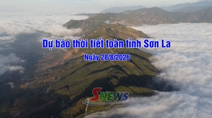 Dự báo thời tiết toàn tỉnh Sơn La ngày 28/8/2026