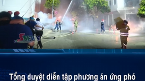 Tổng duyệt diễn tập phương án ứng phó thảm họa cháy lớn cấp tỉnh năm 2026
