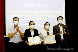 Sông Mã tổng kết cuộc thi “Đội tuyên truyền pháp luật giỏi năm 2021”
