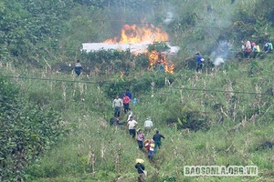 Thuận Châu: Diễn tập ứng phó cháy rừng, tìm kiếm cứu nạn năm 2021