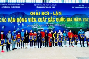 Khai mạc giải bơi, lặn các vận động viên xuất sắc quốc gia năm 2021