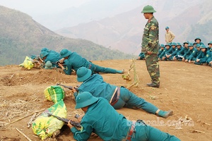 Đảm bảo công tác quốc phòng, quân sự địa phương