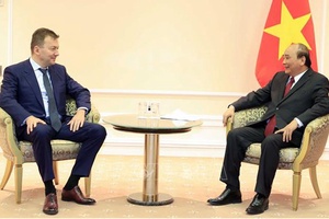 Chủ tịch nước Nguyễn Xuân Phúc tiếp lãnh đạo các doanh nghiệp Nga