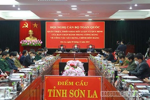 Hội nghị cán bộ toàn quốc quán triệt, triển khai kết luận và quy định của Trung ương về công tác xây dựng, chỉnh đốn Đảng