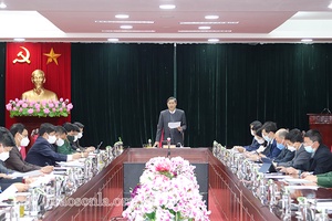 Họp Thường trực Ban Chỉ đạo phòng, chống dịch Covid-19 tỉnh