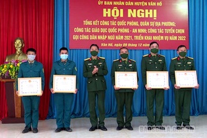 Vân Hồ thực hiện tốt nhiệm vụ quốc phòng, quân sự địa phương 