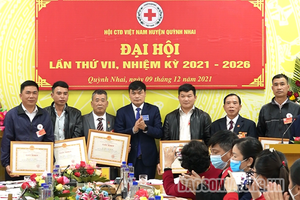 Đại hội Hội Chữ thập đỏ huyện Quỳnh Nhai nhiệm kỳ 2021-2026