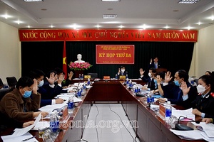 Kỳ họp thứ ba, HĐND huyện Mường La khóa XXI