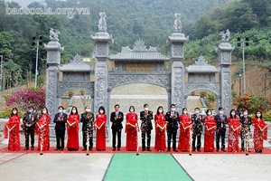 Khánh thành công trình bảo vệ rừng, tu bổ, tôn tạo và phát huy giá trị di tích lịch sử kháng chiến chống Pháp khu Rừng bản Nhọt