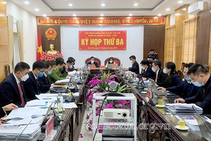 Kỳ họp thứ ba, HĐND huyện Vân Hồ khóa III