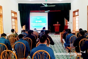 Tập huấn quản lý rủi ro thiên tai cho 35 học viên 