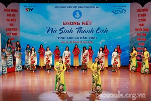 Chung kết Hội thi “Nữ sinh thanh lịch” tỉnh Sơn La năm 2021