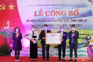 Công bố xã Huy Thượng đạt chuẩn nông thôn mới