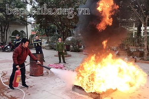 Huấn luyện nghiệp vụ PCCC và CNCH 