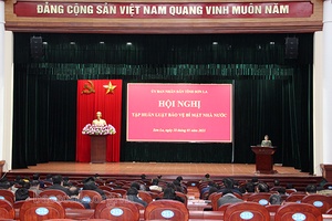 Hội nghị tập huấn Luật Bảo vệ bí mật Nhà nước