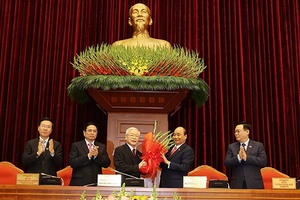 Đồng chí Nguyễn Phú Trọng được tín nhiệm bầu làm Tổng Bí thư