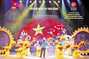 Nhiều hoạt động kỷ niệm 91 năm Ngày thành lập Ðảng